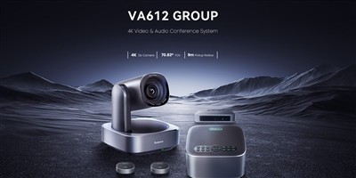 ערכת ועידות וידאו משודרגת של Tenveo עם מצלמת Ultra HD 12x PTZ, רמקול בלוטות' ...