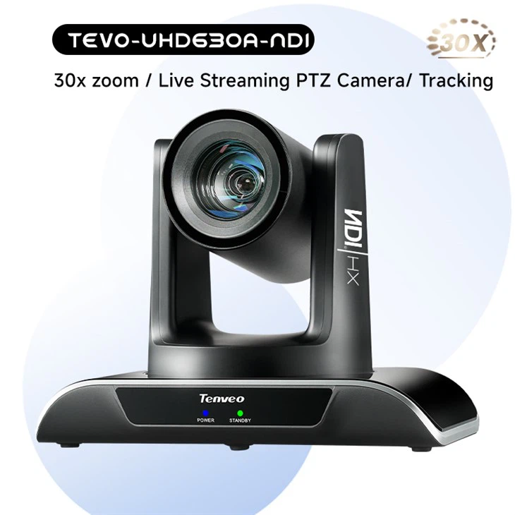זום אופטי 30X שידור חי מצלמת סטרימינג עם NDI TEVO-VHD30N-NDI