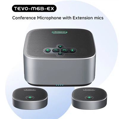 מיקרופון ועידת USB עם דובר ועידה ומחשב